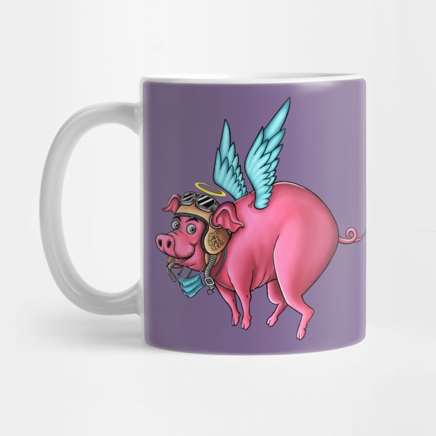 Angel Pig by DMD Art Studio